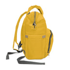 Multifunctional Diaper Backpack, Yellow