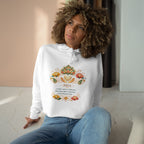 Women's Faith Crop Hoodie | MAA Soft Fleece Cropped Sweatshirt for Her