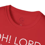 Christian Graphic T-Shirt — "Oh! Lord Save Us From Our Sins" Inspirational Faith Tee