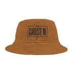 I Am Chosen Sun Fishing Inspirational Bucket Hat No Neck Flap Women Men