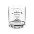 Biblical Encouragement Hebrews Resolution Rocks Glass - 10oz Hearty Drinkware for Parties, Weddings, Dining