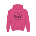 Youth Good Day Casual Hoodie | Faith-Inspired Kids Sweatshirt | ST. VON'S FLAIR