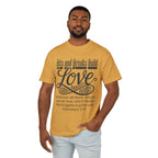 Love | Colossians 3:14 Unisex Garment-Dyed Heavyweight Tee | Kindness, Humility & Patience | ST. VON'S FLAIR