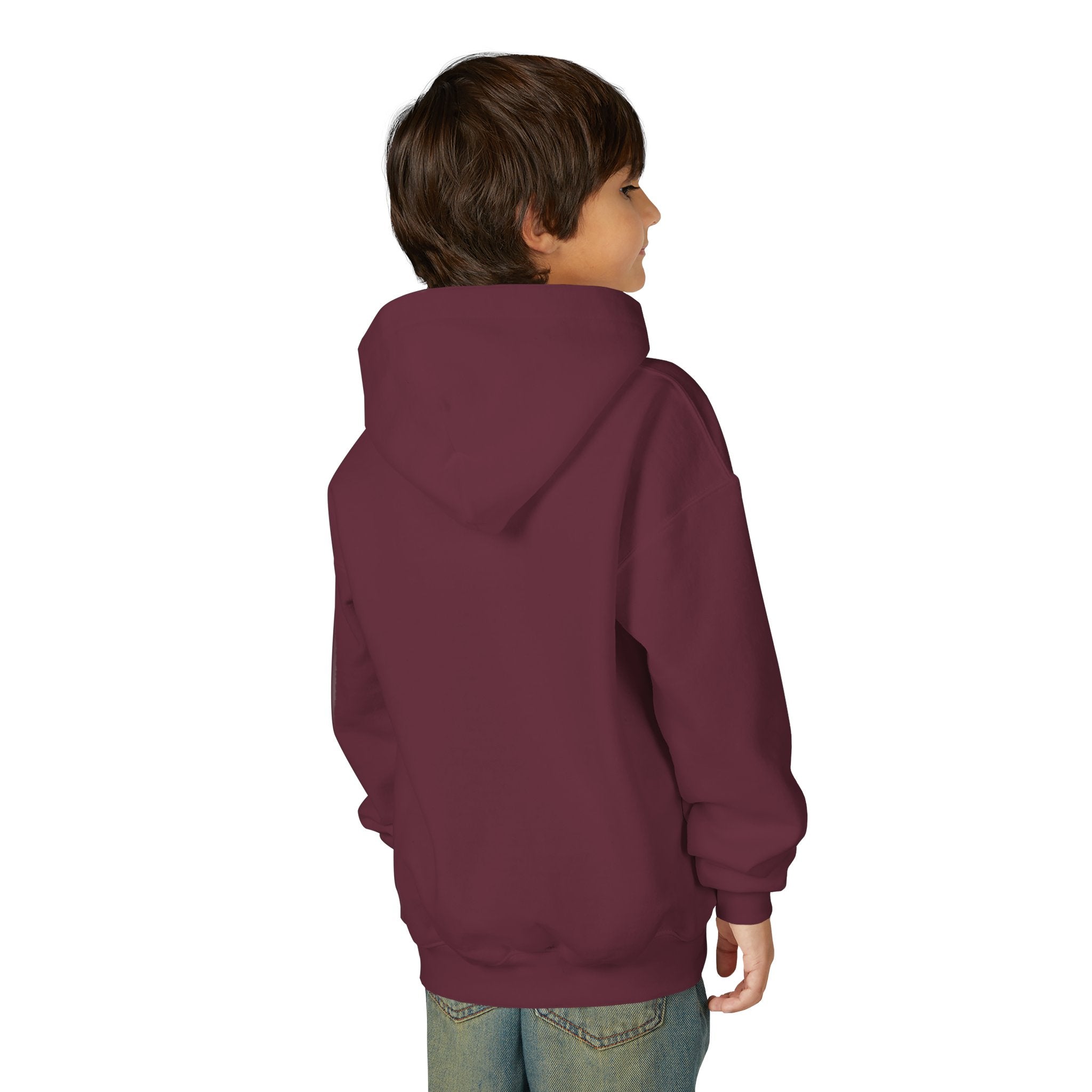 Youth Faith Over Fear Hoodie Kangaroo Pouch Active Wear