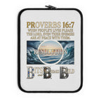 Motivational Pleasure for Peace Laptop Sleeve | Faith-Inspired Protection Case with Zipper | ST. VON'S FLAIR