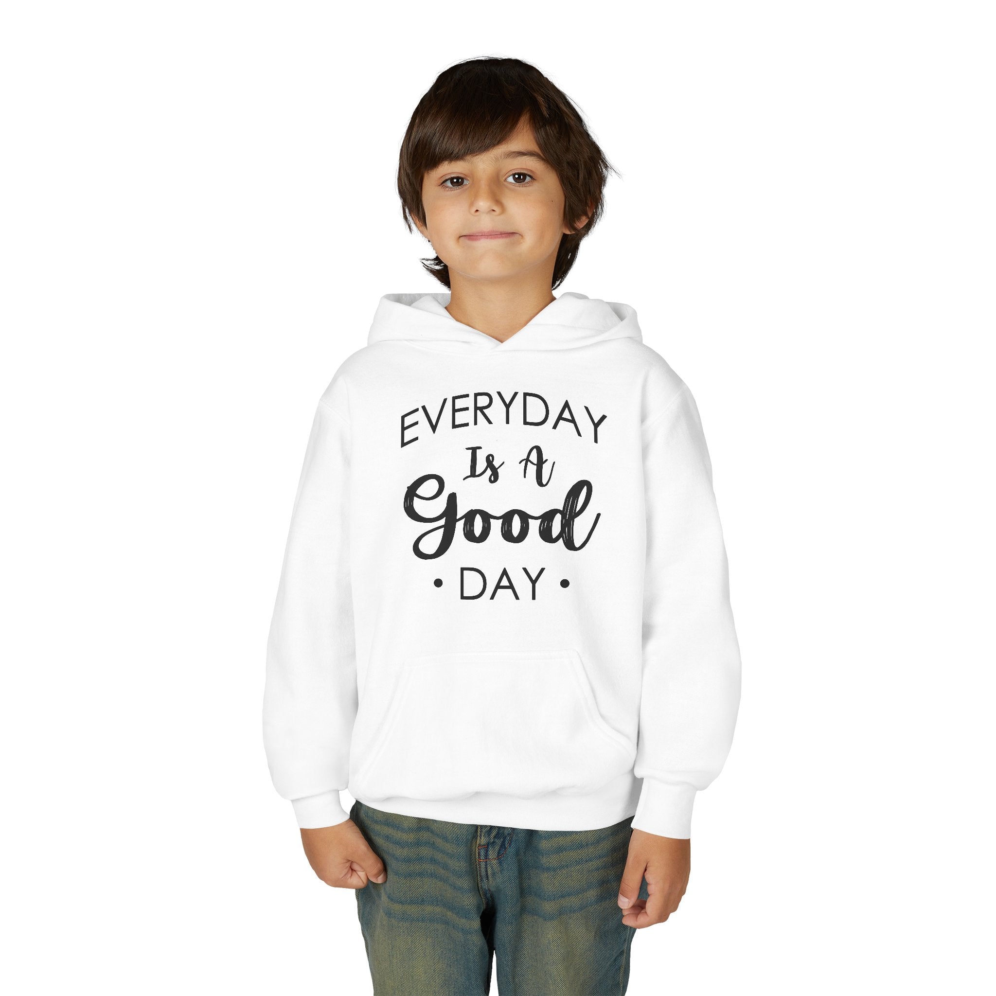 Youth Good Day Casual Hoodie | Faith-Inspired Kids Sweatshirt | ST. VON'S FLAIR