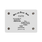 Ephesians 2:8-9 Saving Graph  Acrylic Wall Art Panels - Faith, Home Decor, Religious Gifts, Motivational Artwork, Office Decor