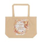 Large Organic Cotton Tote Bag | ST. VON'S FLAIR| Poetry