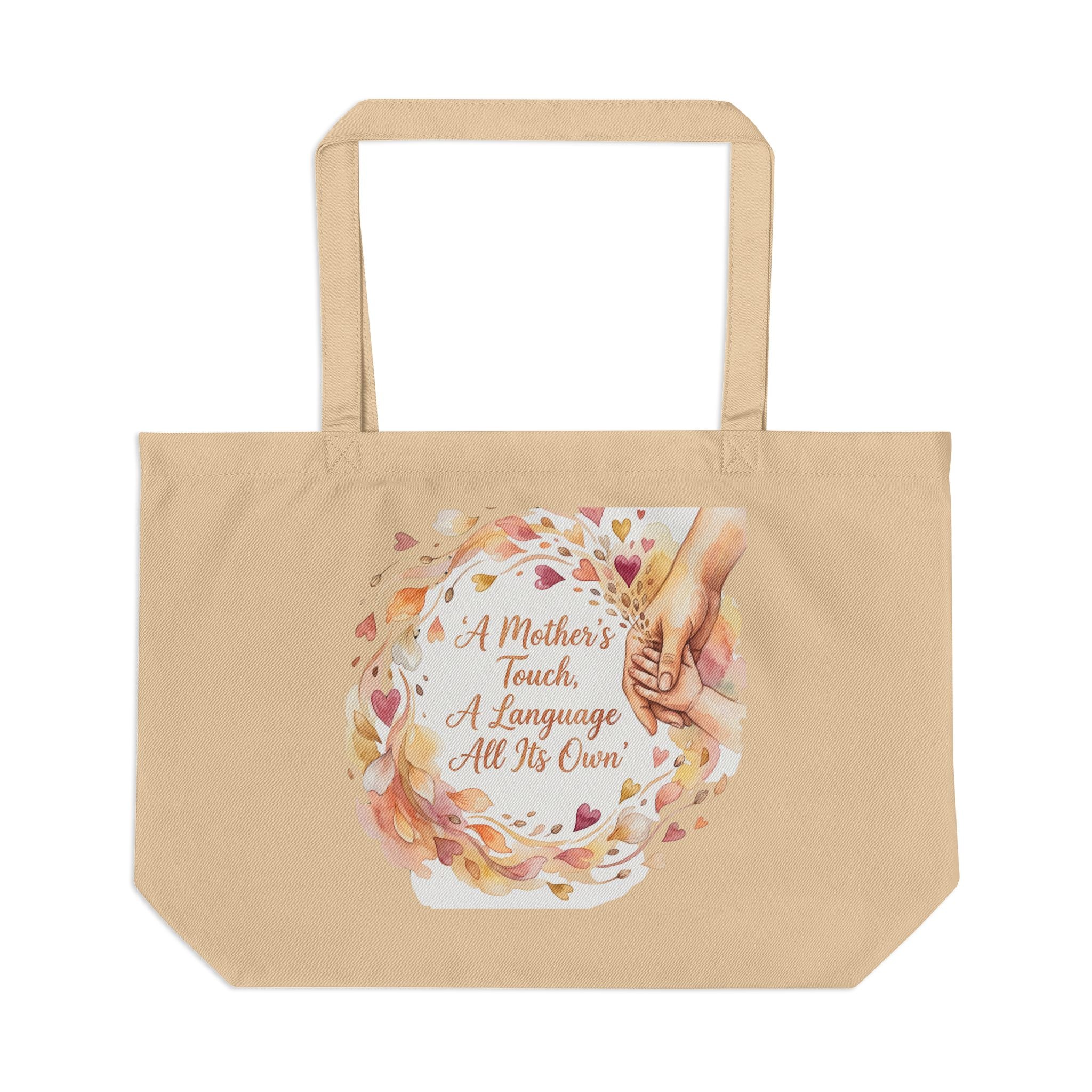 Large Organic Cotton Tote Bag | ST. VON'S FLAIR| Poetry