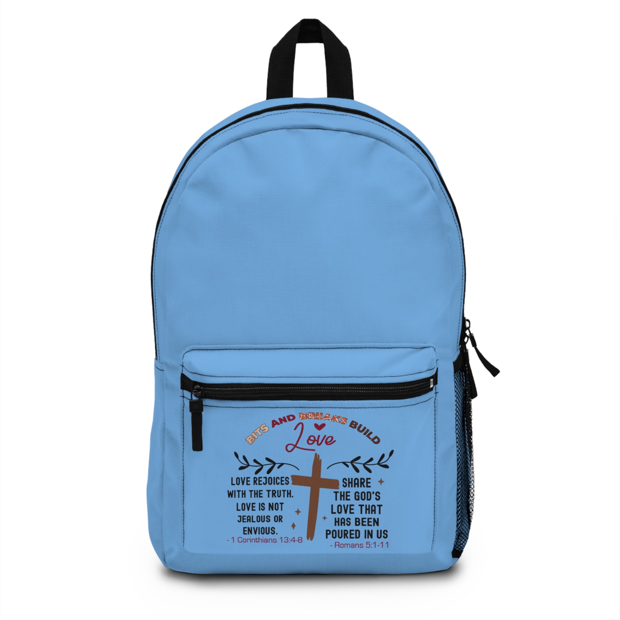 Love Lightweight Backpack Men and Women Carry Bag Causal for Laptops, Books Trips, College, School and Bible Studies