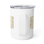 Bits & Breaks Build Abundance | Inspirational Christian Insulated Travel Mug 10oz | ST. VON'S FLAIR
