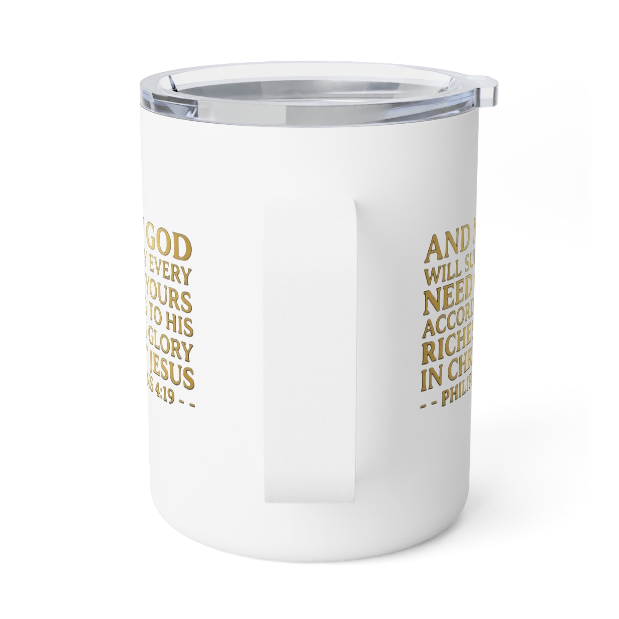 Bits & Breaks Build Abundance | Inspirational Christian Insulated Travel Mug 10oz | ST. VON'S FLAIR