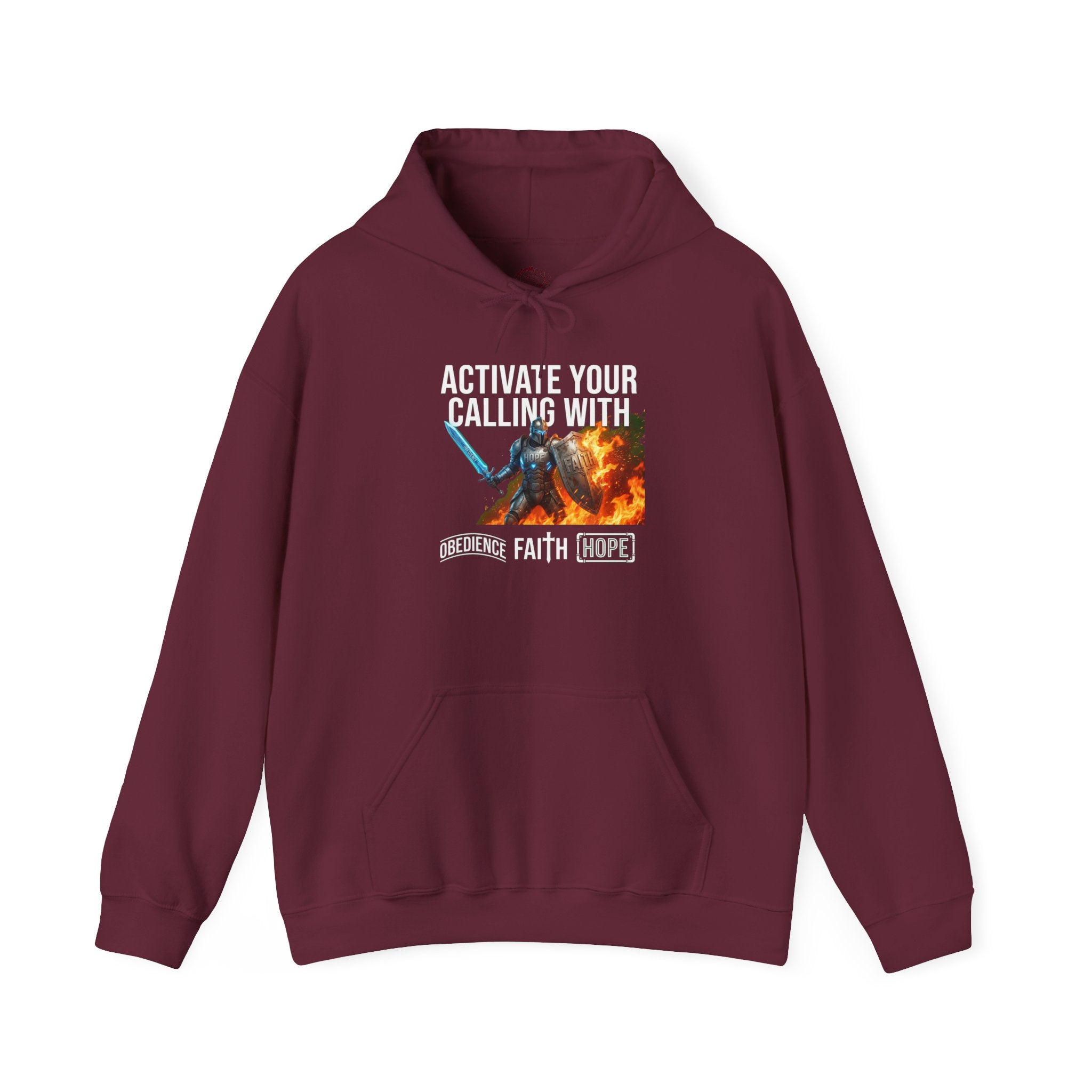 Faith & Hope Hoodie | Obedience, Faith, Hope Christian Pullover | ST. VON'S FLAIR