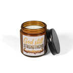 God Still Strengthens | Inspirational Soy Candle | Amber Jar | ST. VON'S FLAIR