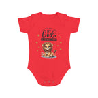 My God Baby Bodysuit - Trust in Him - Cute Lion Designed Onesies
