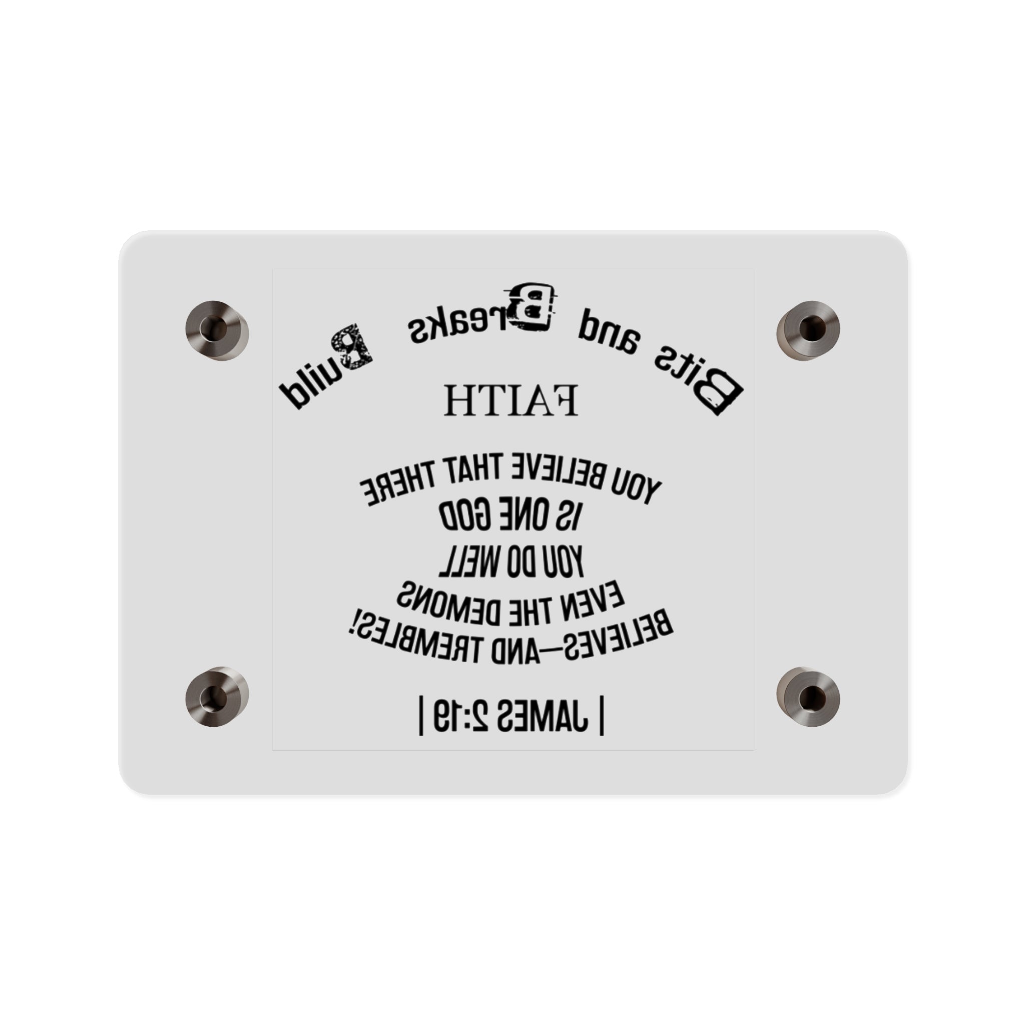 Inspirational Acrylic Wall Art Panels - Faith, Home Decor, Religious Gifts, Motivational Artwork, Office Decor