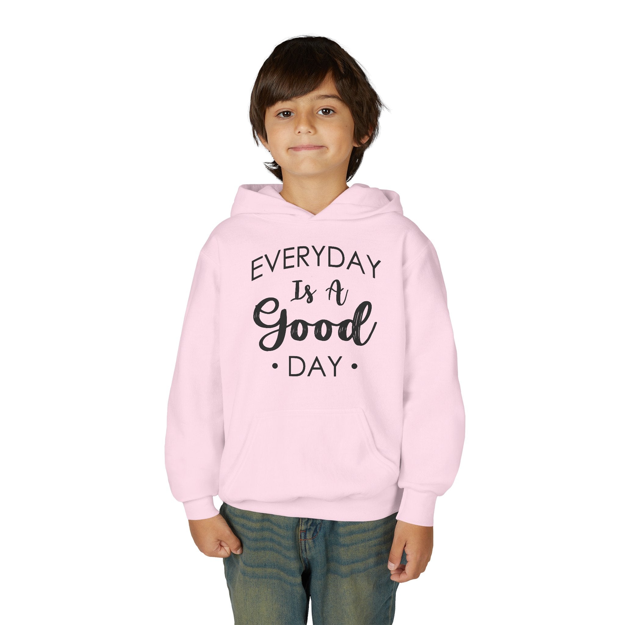 Youth Good Day Casual Hoodie | Faith-Inspired Kids Sweatshirt | ST. VON'S FLAIR