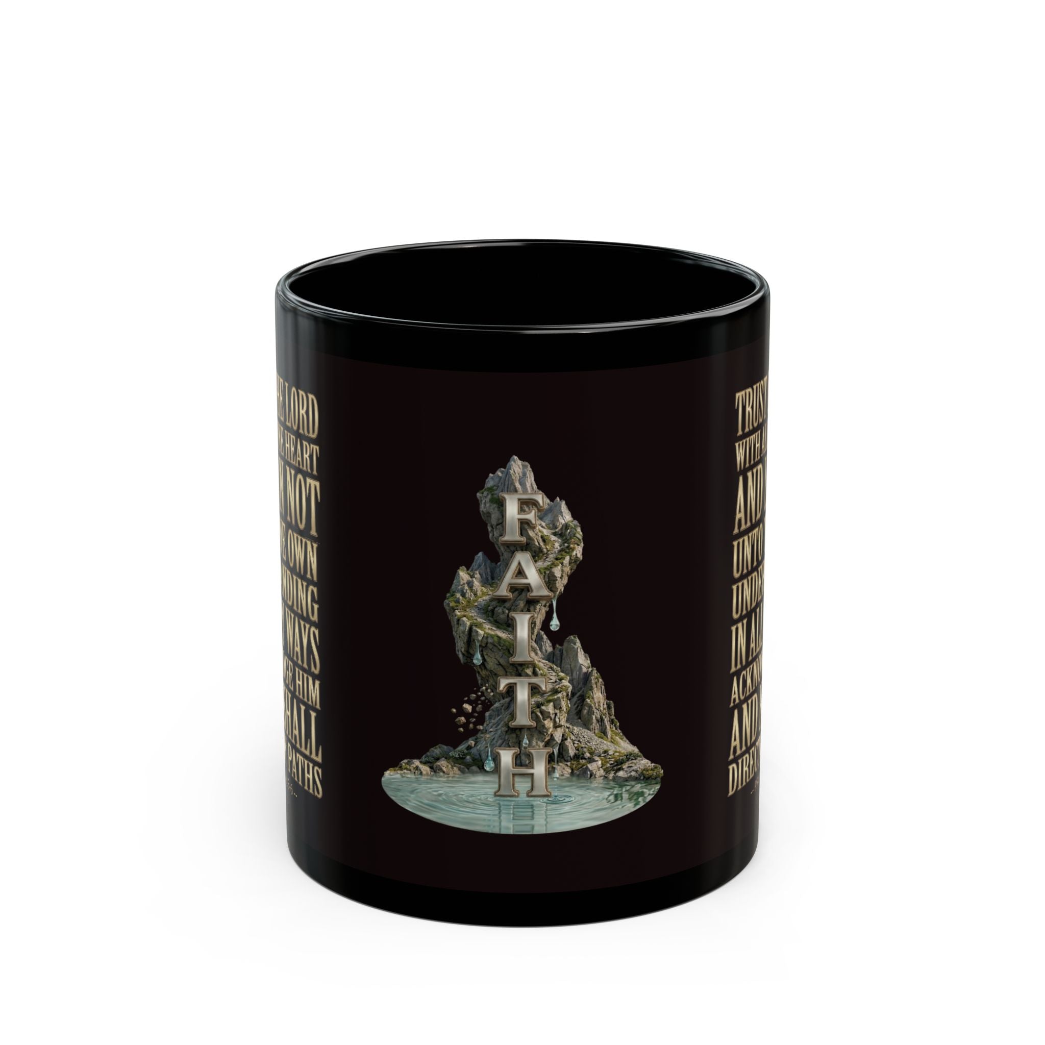 Trust in the Lord | 11oz Black Ceramic Mug