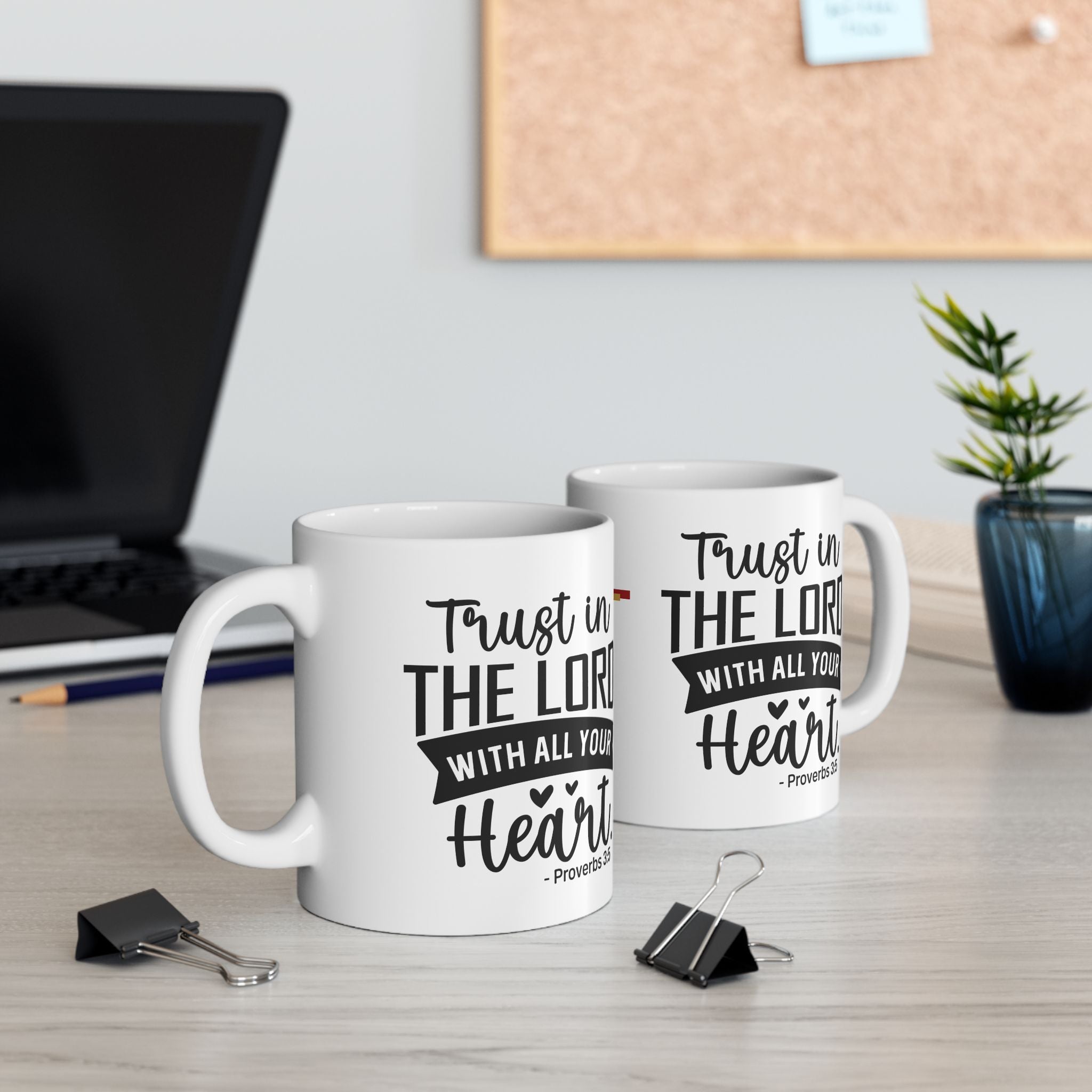 The Trust to Taste | Proverbs 3:18 Christian Coffee Mug 11oz | ST. VON'S FLAIR