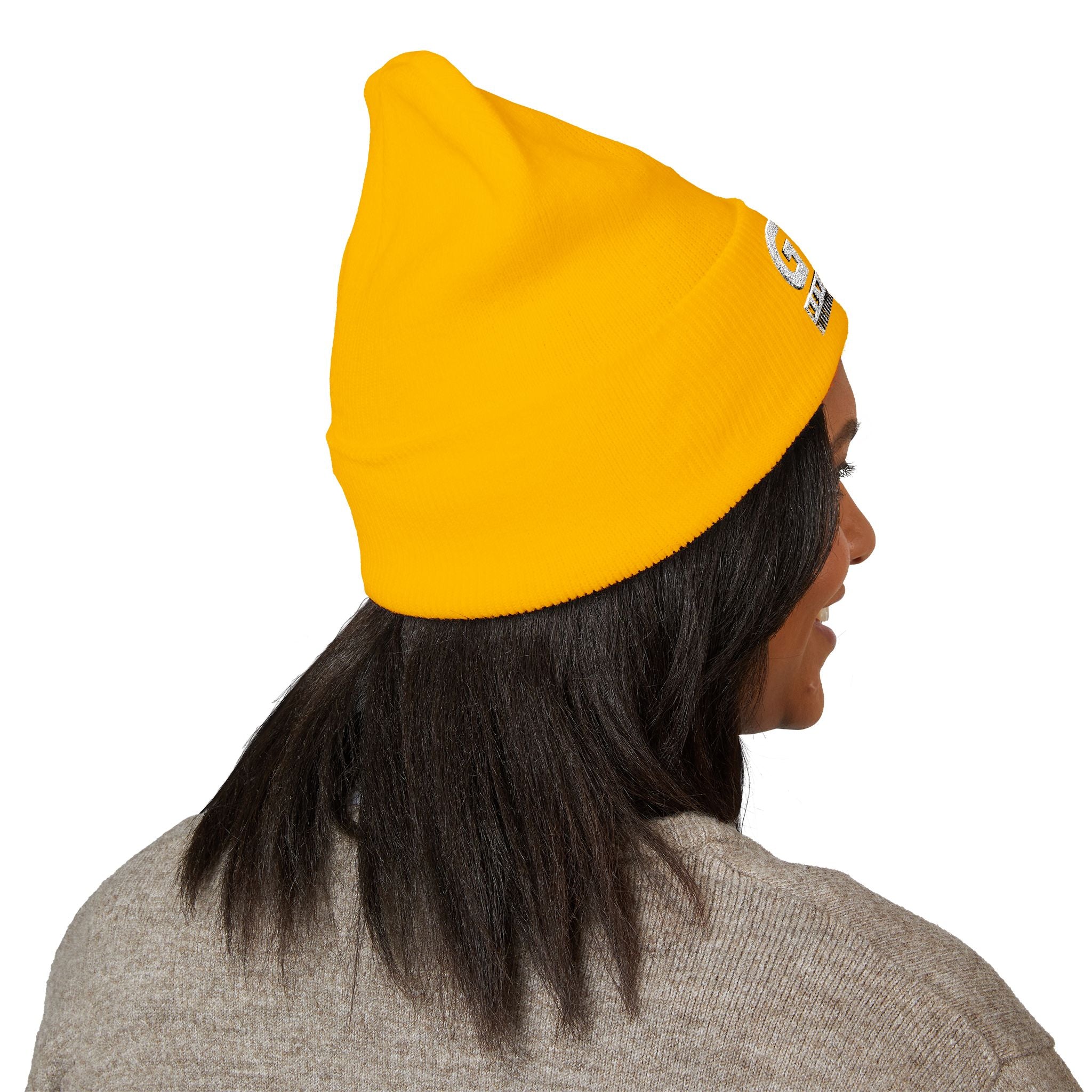 SEO Title: God Never Fails Embroidered Cuffed Beanie | Joshua 21:45 Faith Hat | ST. VON'S FLAIR