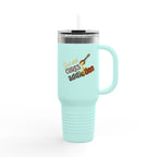 God Still Cures Addiction | 40oz Insulated Travel Mug | ST. VON'S FLAIR