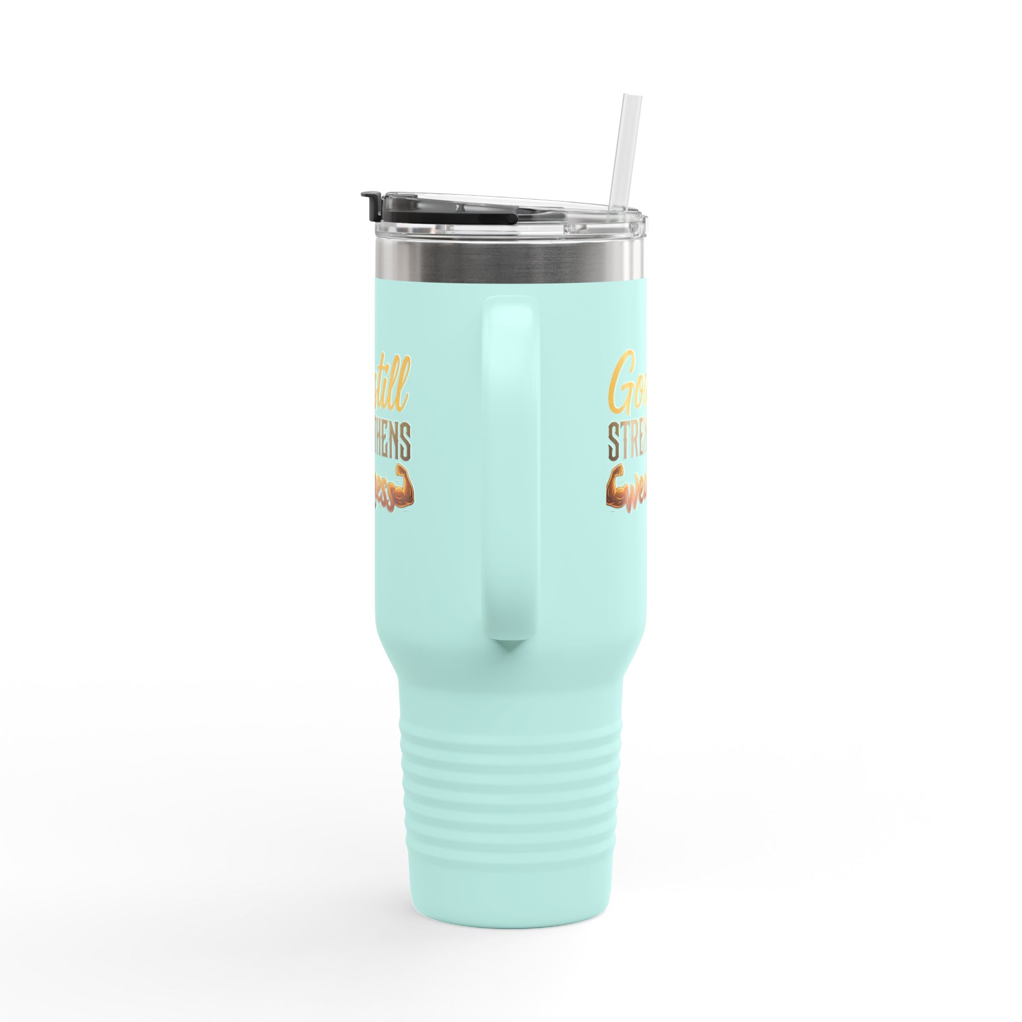God Still Strengthens Weakness | 40oz Insulated Travel Mug | ST. VON'S FLAIR