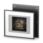 Biblical Matthew 6:33 Seeking with Might Framed Poster