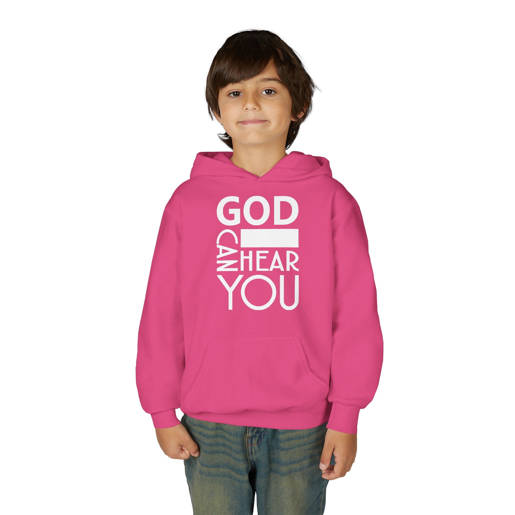 God Can Youth Hoodie Christian Sweatshirt Unisex Children Clothing