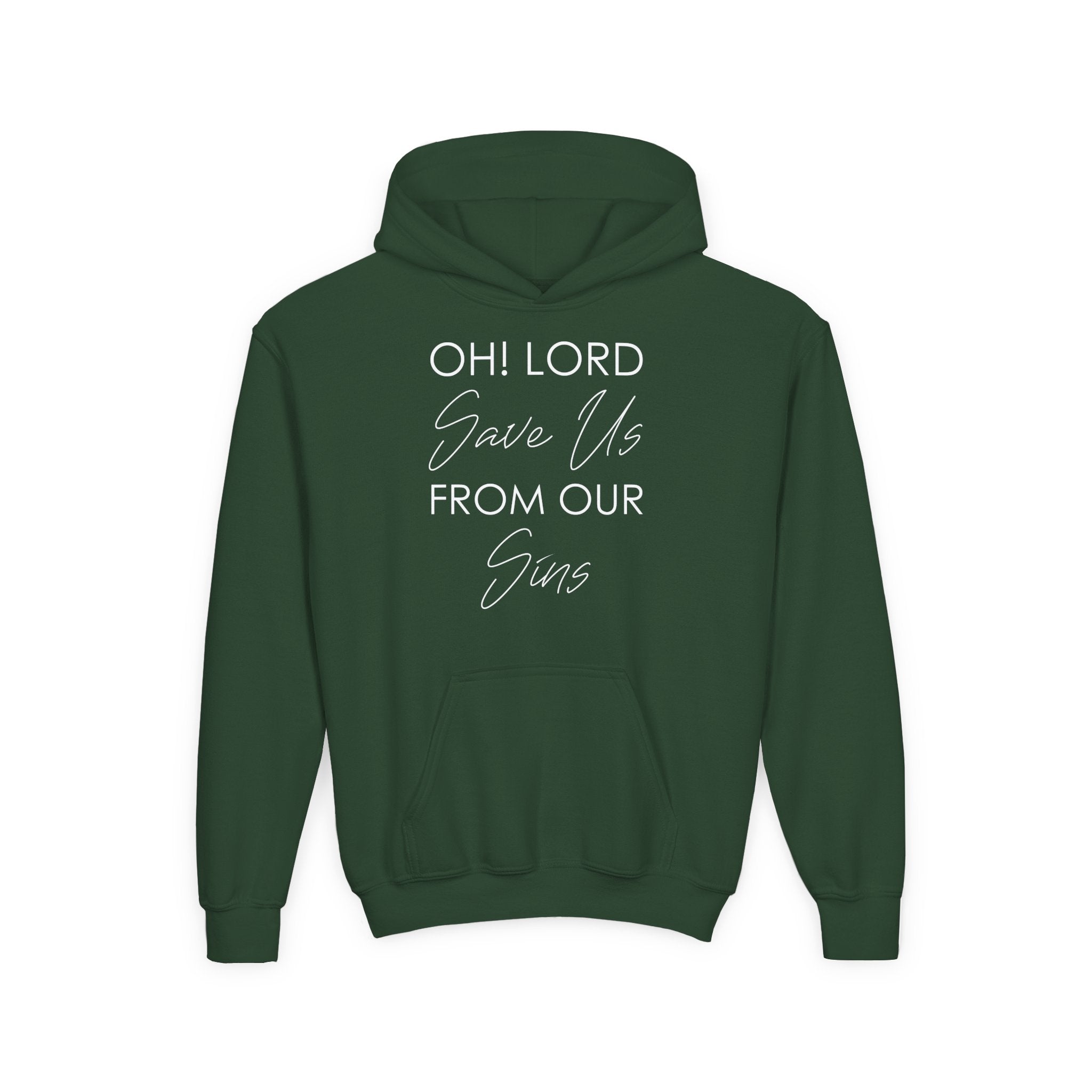 Lord Save Us Youth Hoodie | Christian Kids Sweatshirt | ST. VON'S FLAIR