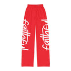Faithful Kids Lounge Pants —Pajamas  Red All-Over-Print Cozy Joggers Sleepwear