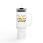 God Still Strengthens Weakness | 40oz Insulated Travel Mug | ST. VON'S FLAIR