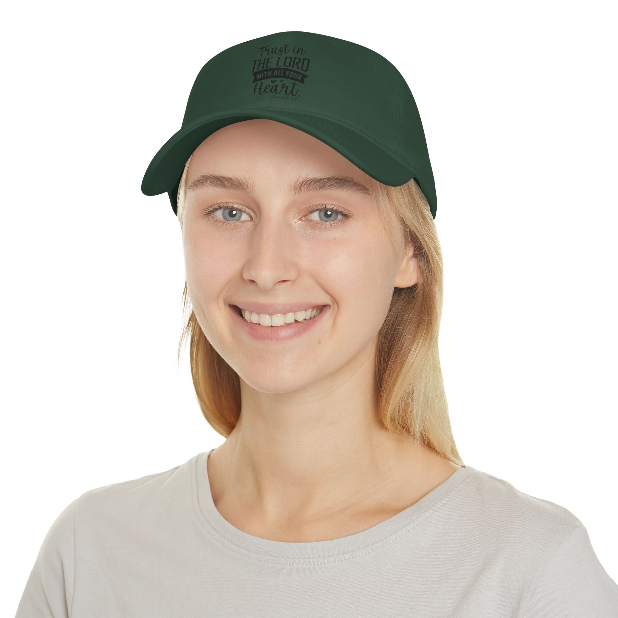 Christian Hat Trust in the Lord  Proverbs 3 Low Profile Baseball Cap