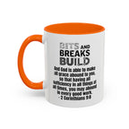 2 Corinthians 9:8 Accent Coffee Mug | Faith Two-Tone Ceramic Mug | ST. VON'S FLAIR