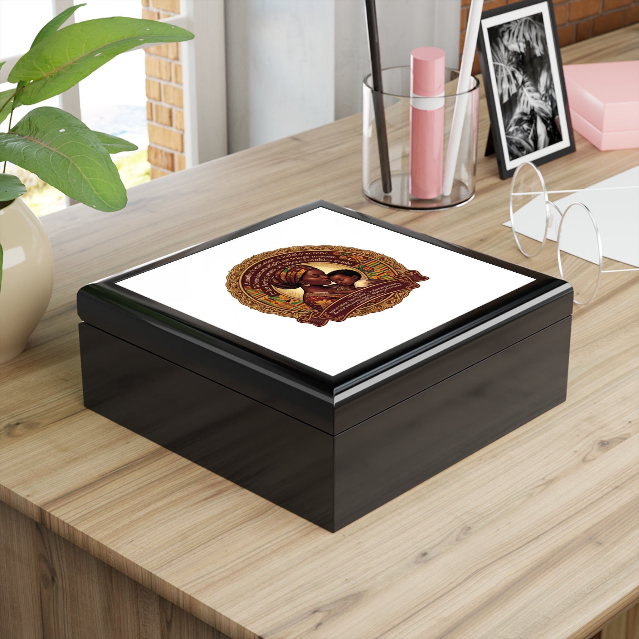 Christian Jewelry Box for Women | Mother's Embrace Gift | ST. VON'S FLAIR