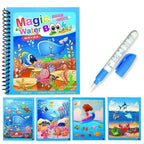 Children's Magic Water Painting Book Sketch Pad Drawing Notepad