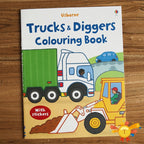 Children Coloring Animals People Sticker Book