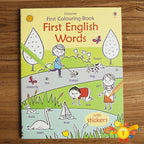 Children Coloring Animals People Sticker Book