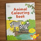 Children Coloring Animals People Sticker Book