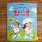 Children Coloring Animals People Sticker Book