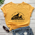 Jesus In The Valley Christian T-Shirt - Women's Faith Apparel | ST. VON'S FLAIR
