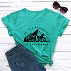Jesus In The Valley Christian T-Shirt - Women's Faith Apparel | ST. VON'S FLAIR