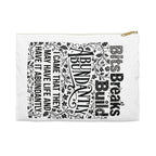 John 10:10 Abundant Life Accessory Pouch | Christian Makeup & Bible Study Bag | ST. VON'S FLAIR