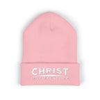 Christ Inspired Living Embroidered Cuffed Beanie | Faith Hat | ST. VON'S FLAIR