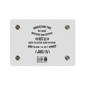 James 1:19 Resolution Acrylic Wall Art Panel | Christian Home & Office Decor | ST. VON'S FLAIR