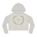 A Mother's Embrace — Women's Cropped Poetry Hoodie| Pullover Long Sleeve