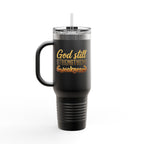 God Still Strengthens Weakness | 40oz Insulated Travel Mug | ST. VON'S FLAIR