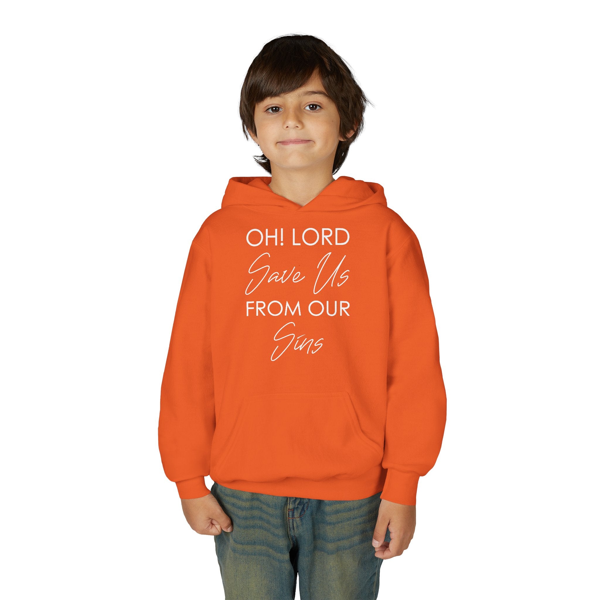 Lord Save Us Youth Hoodie | Christian Kids Sweatshirt | ST. VON'S FLAIR