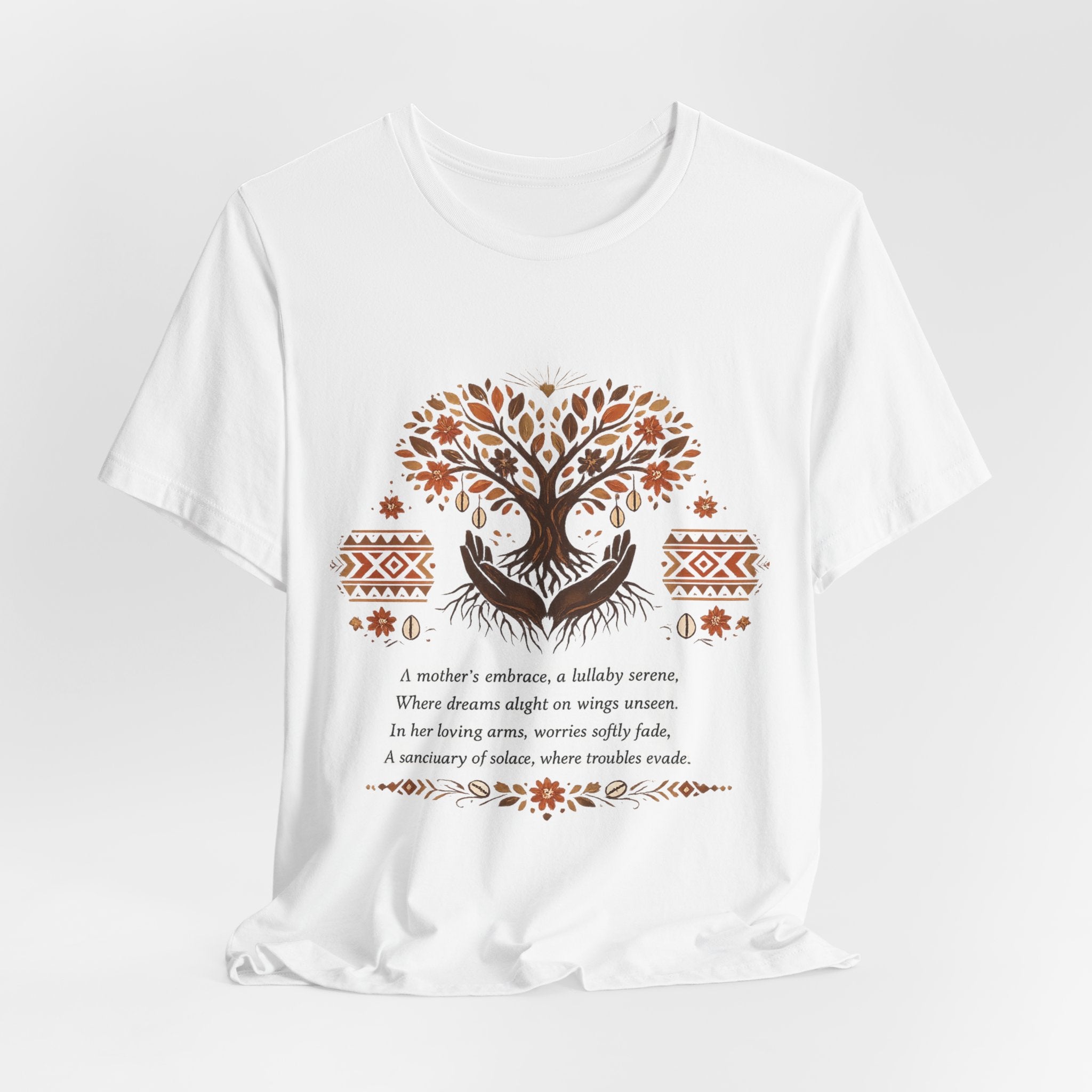 A Mother's Embrace — Unisex Poetry Tee| ST. VON'S FLAIR