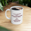 Maroon Encouragement for Breaks Build Acts 4:13 Ceramic Mug 11oz Soulful Delights