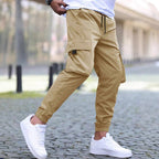 Journeying Workwear Casual Pants Drawstring Elastic Waist Track Pants